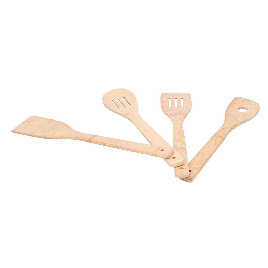 4Pcs/Set Cooking Spoon Square Spatula Circular Slotted Spatula Kitchen Utensil for Home