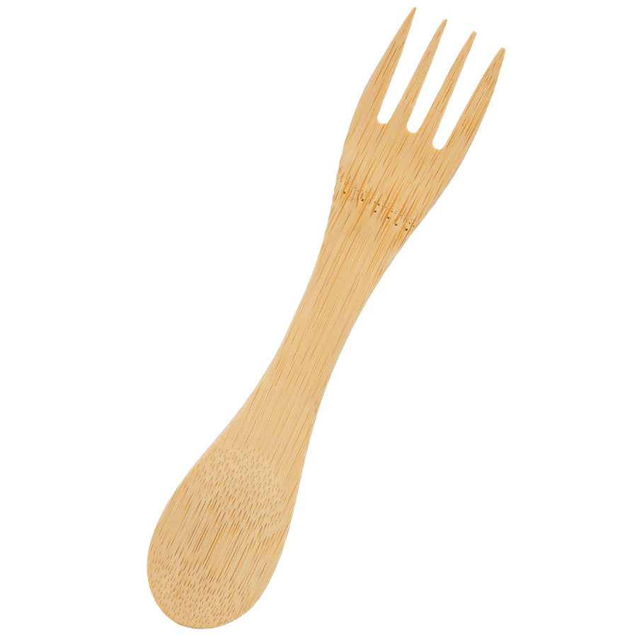 2 in 1 Kitchen Tableware HeatResistant Spoon Fork Intergrade Utensil for Home Restaurant(16.8x3x2.8cm )