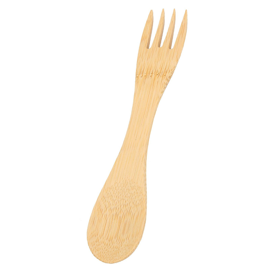 2 in 1 Kitchen Tableware HeatResistant Spoon Fork Intergrade Utensil for Home Restaurant(16.8x3x2.8cm )
