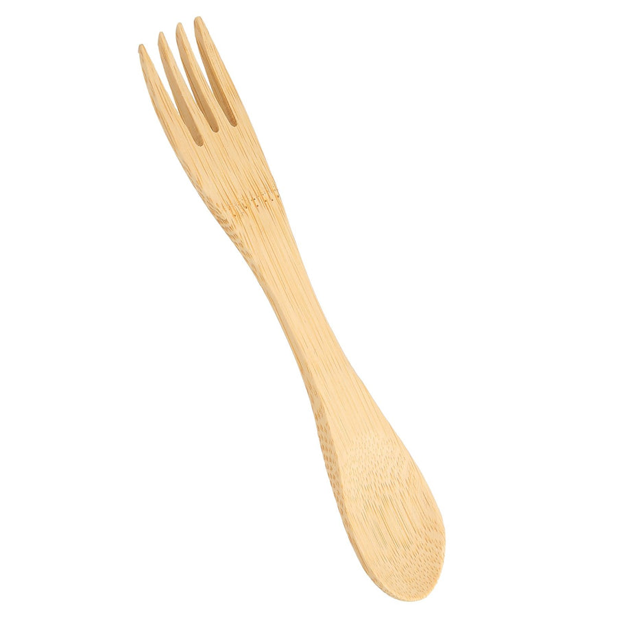 2 in 1 Kitchen Tableware HeatResistant Spoon Fork Intergrade Utensil for Home Restaurant(16.8x3x2.8cm )