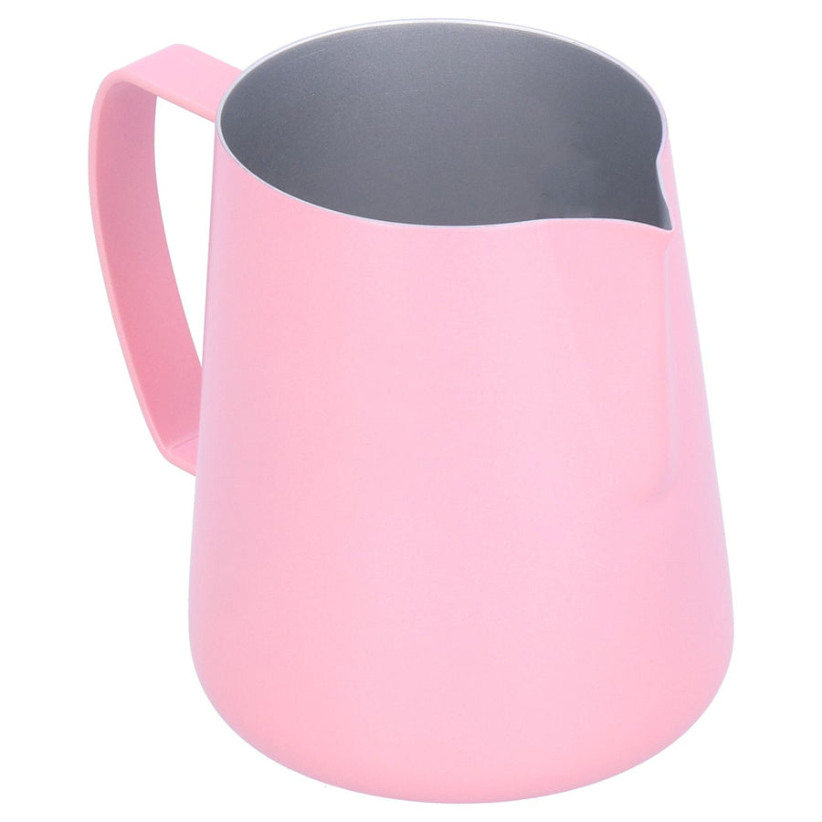 400ml Coffee Pitcher Fancy Milk Frothing Pitcher with Eagle Beak Spout for Home Cafe Pink