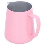 400ml Coffee Pitcher Fancy Milk Frothing Pitcher with Eagle Beak Spout for Home Cafe Pink