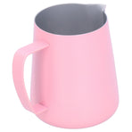 400ml Coffee Pitcher Fancy Milk Frothing Pitcher with Eagle Beak Spout for Home Cafe Pink