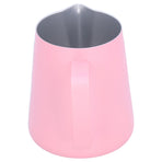 400ml Coffee Pitcher Fancy Milk Frothing Pitcher with Eagle Beak Spout for Home Cafe Pink