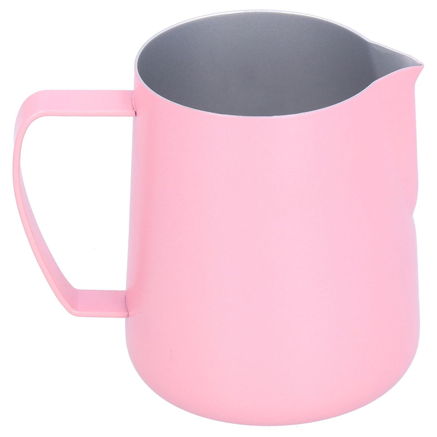 400ml Coffee Pitcher Fancy Milk Frothing Pitcher with Eagle Beak Spout for Home Cafe Pink