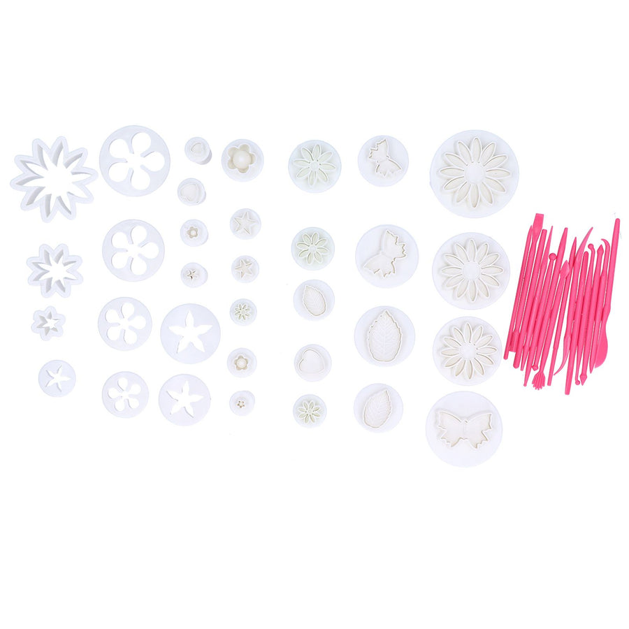 47PCS Cake Decorating Tools Cookies Biscuits Cake Mold Flower Set Baking Accessories