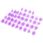40Pcs DIY Biscuits Mold Alphabet Number Cookies Chocolate Cutter Mold Baking Accessory