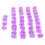 40Pcs DIY Biscuits Mold Alphabet Number Cookies Chocolate Cutter Mold Baking Accessory