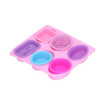 7Pcs Silicone Mold Food Grade Portable Multifunctional Cake Mould for Dinner Party Camping