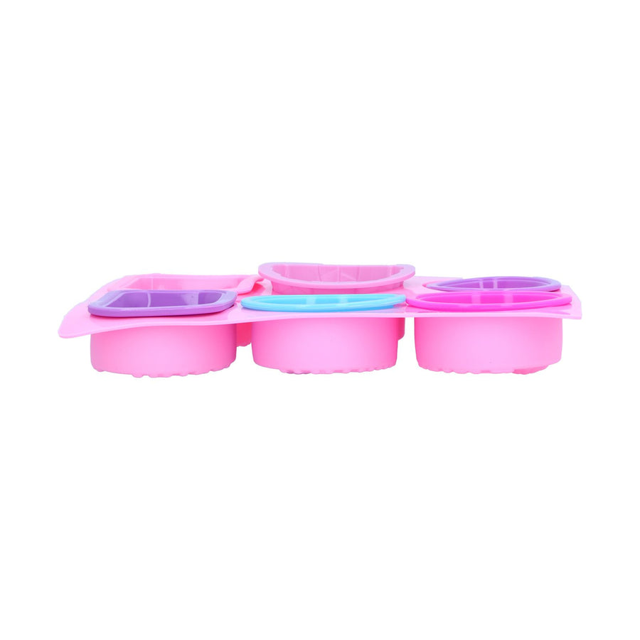 7Pcs Silicone Mold Food Grade Portable Multifunctional Cake Mould for Dinner Party Camping