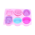 7Pcs Silicone Mold Food Grade Portable Multifunctional Cake Mould for Dinner Party Camping
