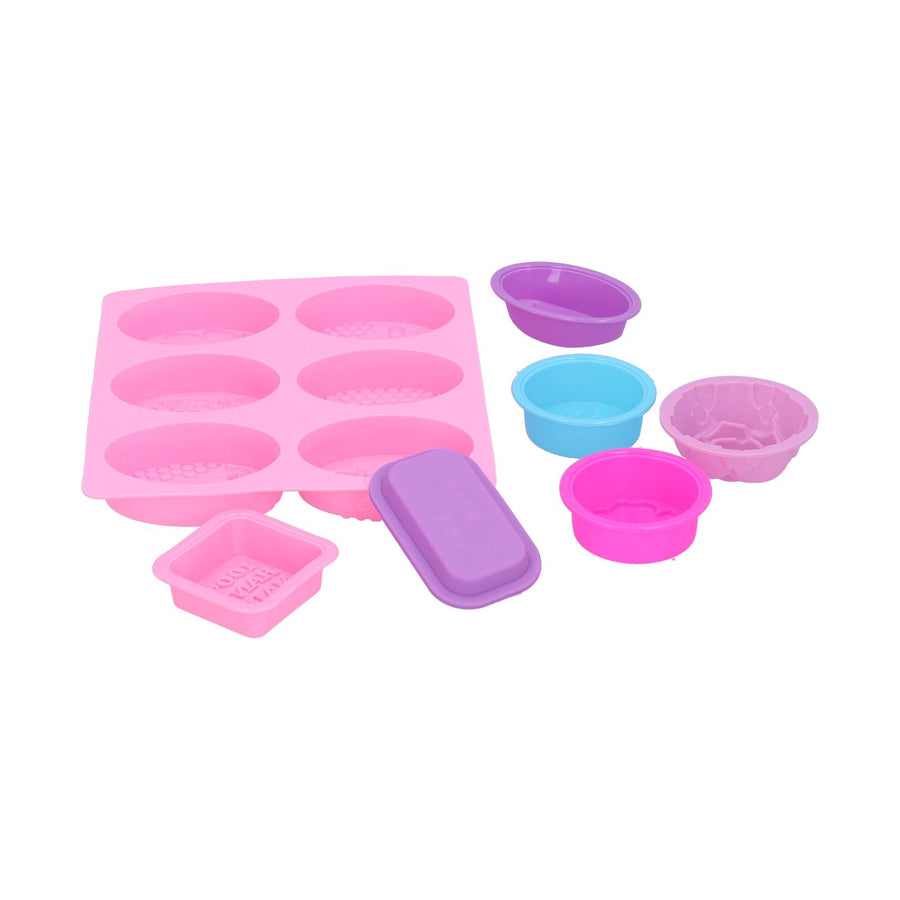 7Pcs Silicone Mold Food Grade Portable Multifunctional Cake Mould for Dinner Party Camping