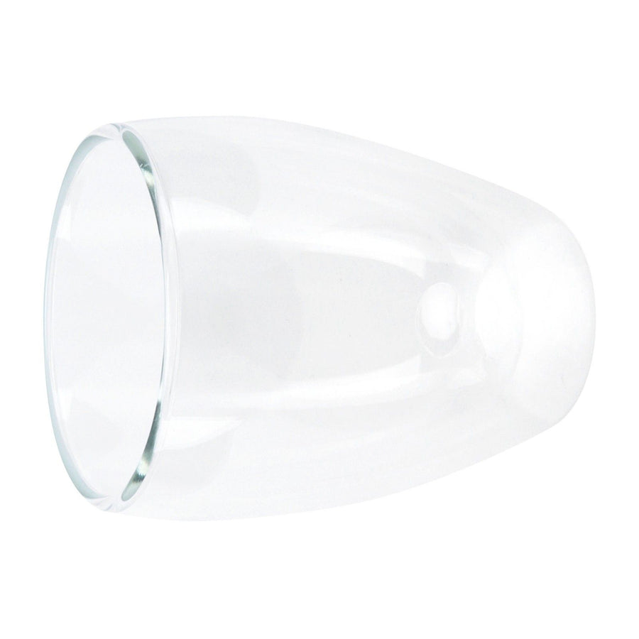 2-Layer Transparent Milk Mug Cylindrical Heat Resistant Coffee Cup for Beverage Home(350ml )