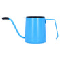350ml Hand Made Coffee Pot Stainless Steel Fine Spout Pour Over Coffee Kettle Home Coffee UseBlue