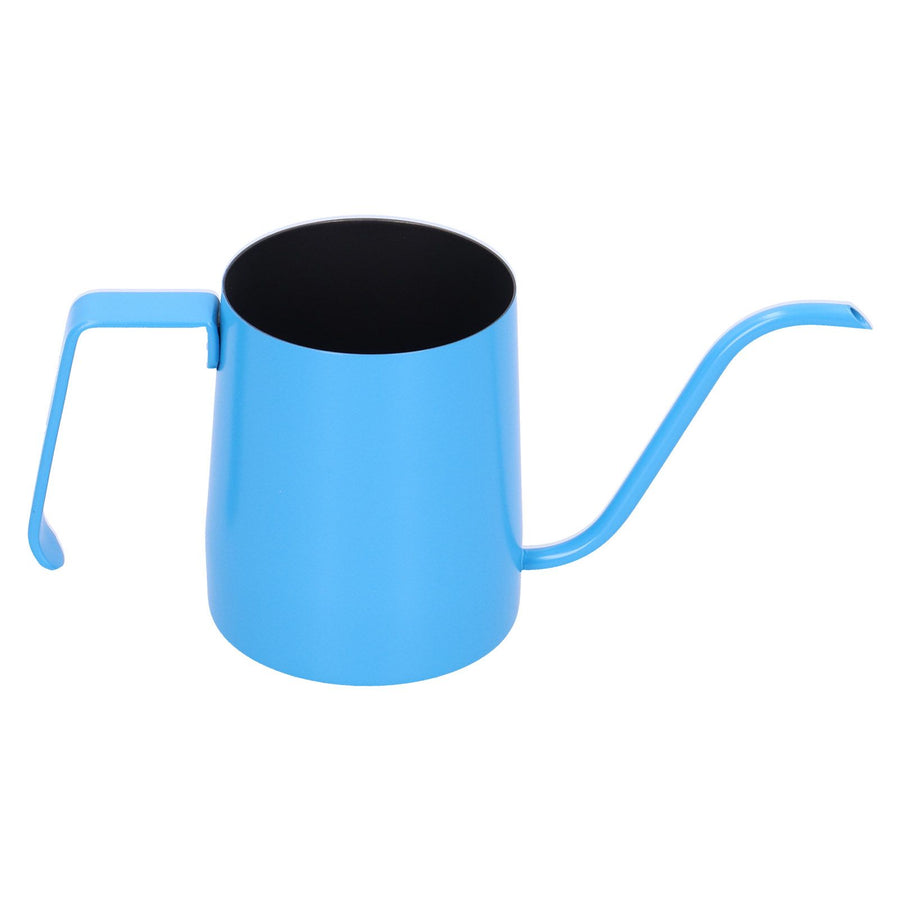 350ml Hand Made Coffee Pot Stainless Steel Fine Spout Pour Over Coffee Kettle Home Coffee UseBlue