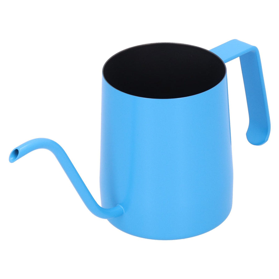350ml Hand Made Coffee Pot Stainless Steel Fine Spout Pour Over Coffee Kettle Home Coffee UseBlue