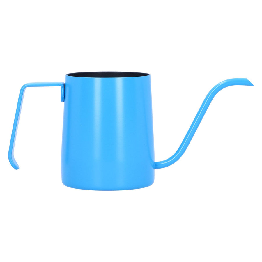 350ml Hand Made Coffee Pot Stainless Steel Fine Spout Pour Over Coffee Kettle Home Coffee UseBlue
