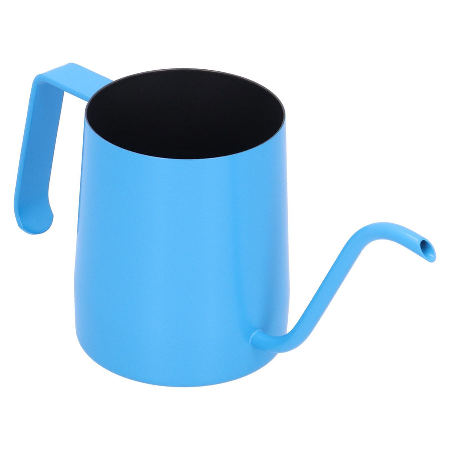 350ml Hand Made Coffee Pot Stainless Steel Fine Spout Pour Over Coffee Kettle Home Coffee UseBlue