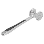 Meat Hammer Zinc Alloy DualSided Steak Tenderizer Meat Tenderizing Tool for Kitchen Restaurant