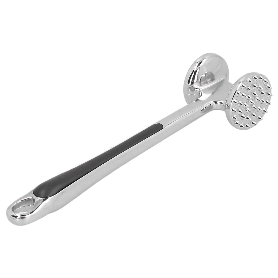 Meat Hammer Zinc Alloy DualSided Steak Tenderizer Meat Tenderizing Tool for Kitchen Restaurant