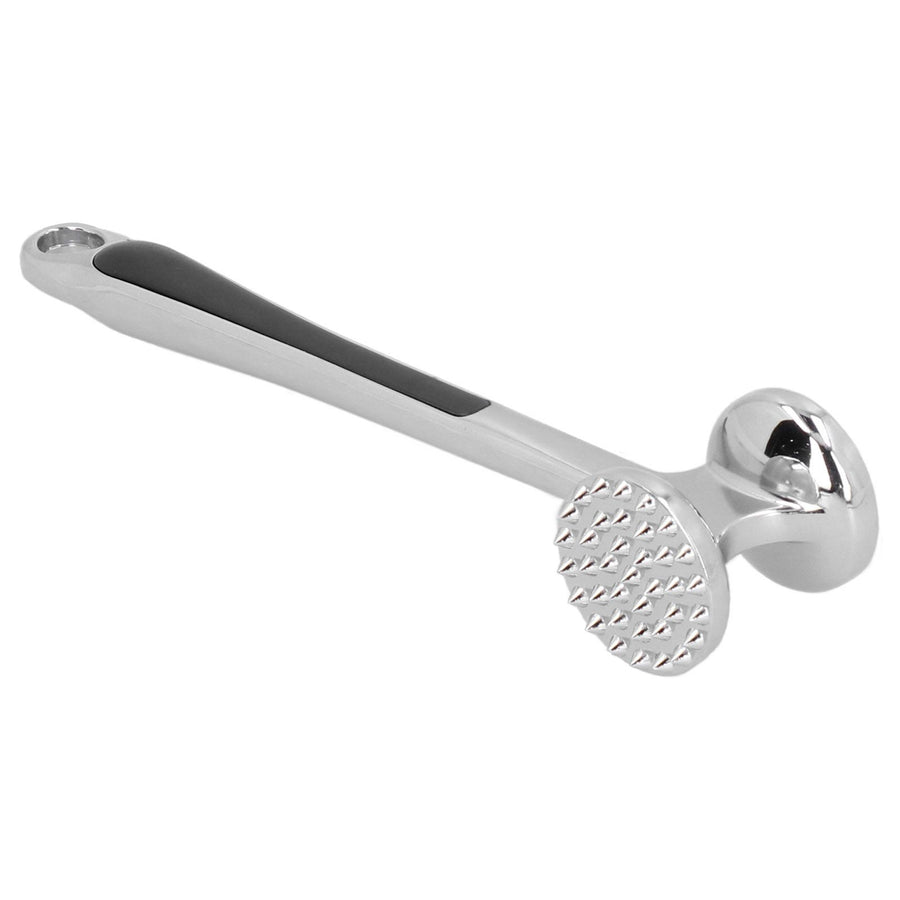 Meat Hammer Zinc Alloy DualSided Steak Tenderizer Meat Tenderizing Tool for Kitchen Restaurant