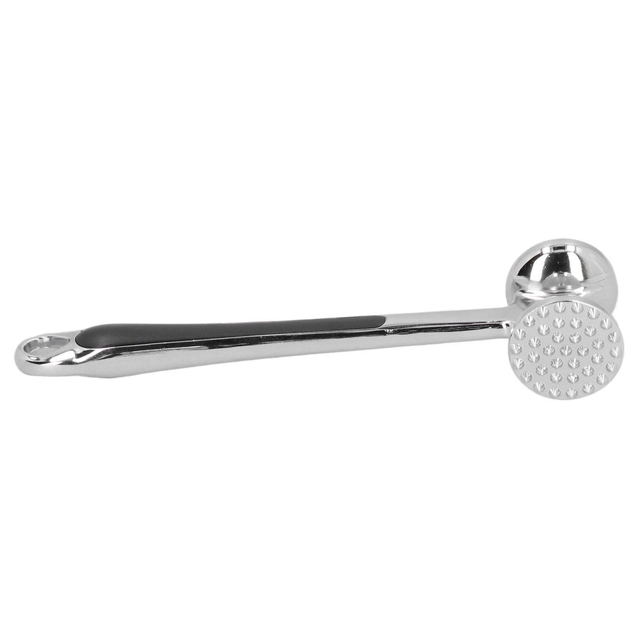 Meat Hammer Zinc Alloy DualSided Steak Tenderizer Meat Tenderizing Tool for Kitchen Restaurant