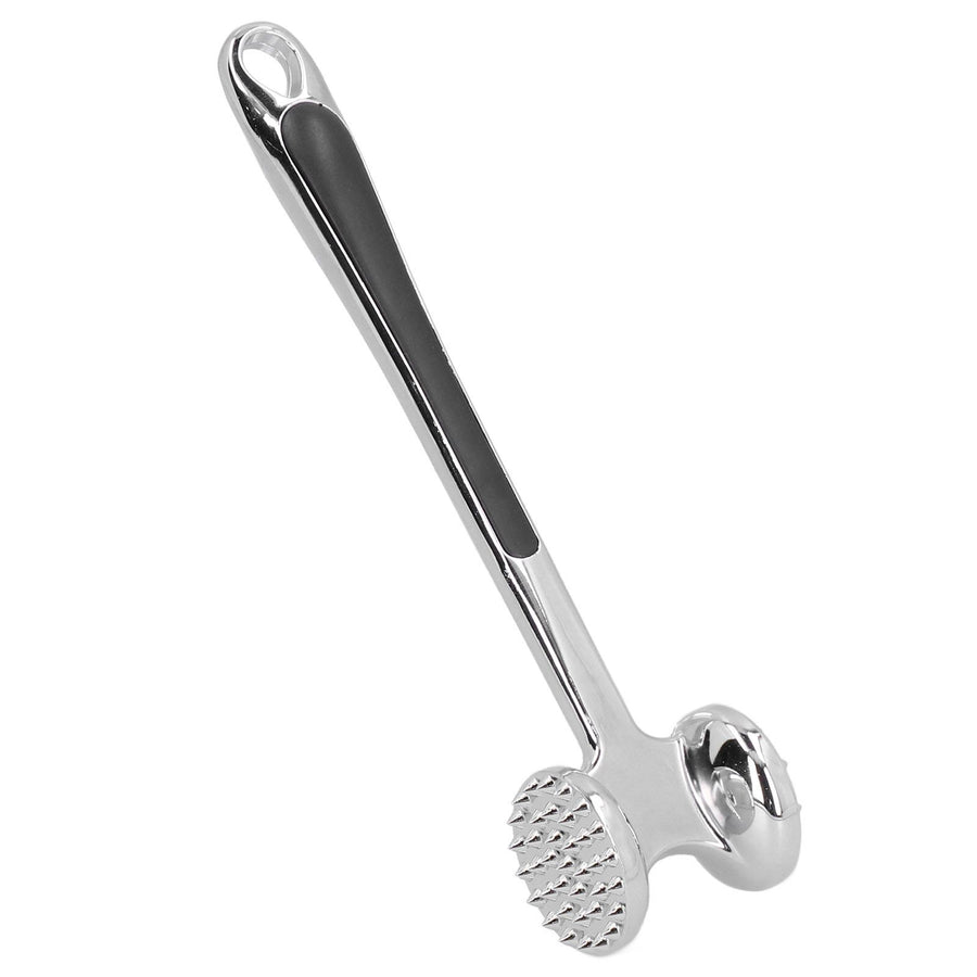 Meat Hammer Zinc Alloy DualSided Steak Tenderizer Meat Tenderizing Tool for Kitchen Restaurant