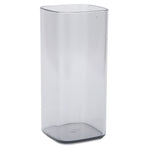 250ml Square Cup Innovative Reusable Tea Juice Coffee Mug Drinkware Kitchen AccessoryGray