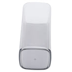 250ml Square Cup Innovative Reusable Tea Juice Coffee Mug Drinkware Kitchen AccessoryGray
