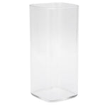 250ml Square Cup Innovative Reusable Tea Juice Coffee Mug Drinkware Kitchen AccessoryTransparent