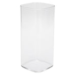 250ml Square Cup Innovative Reusable Tea Juice Coffee Mug Drinkware Kitchen AccessoryTransparent
