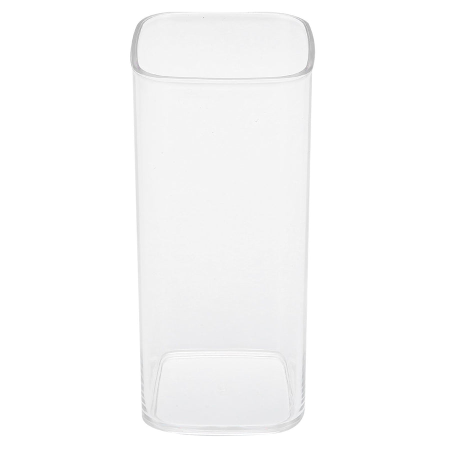 250ml Square Cup Innovative Reusable Tea Juice Coffee Mug Drinkware Kitchen AccessoryTransparent
