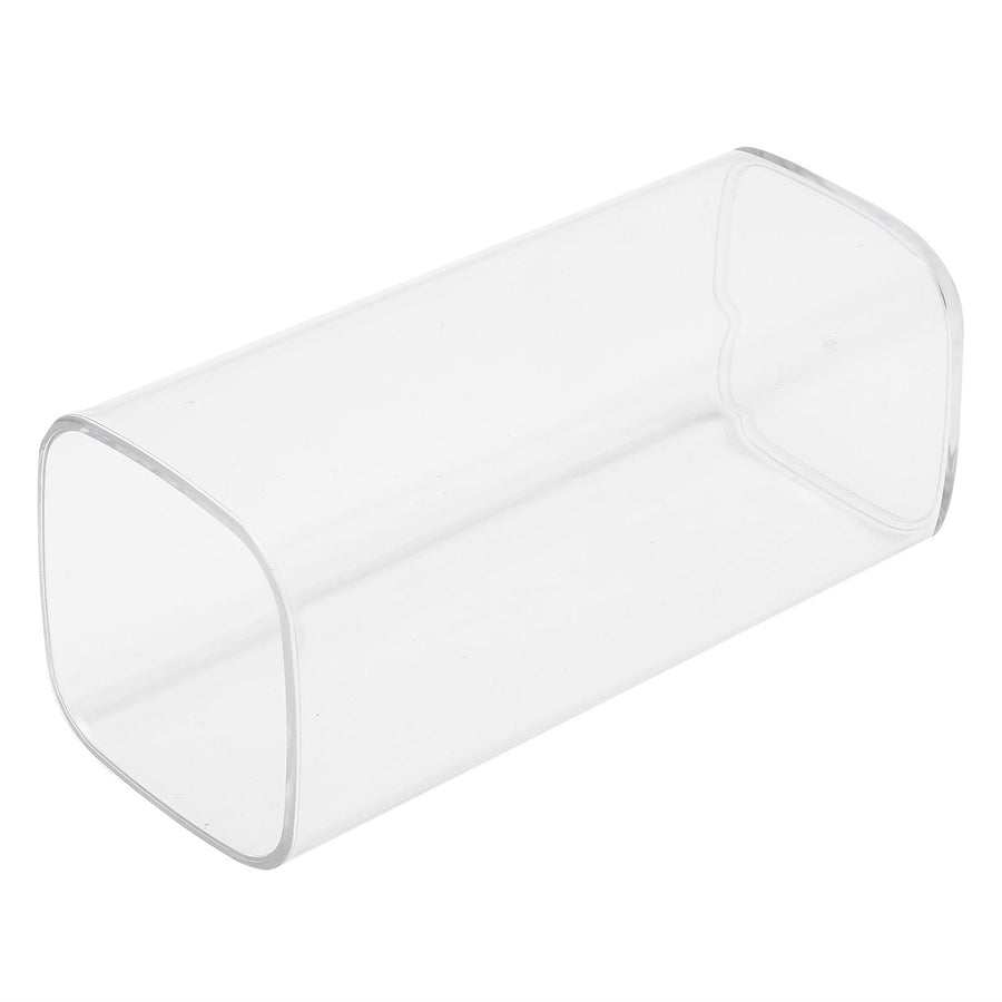 250ml Square Cup Innovative Reusable Tea Juice Coffee Mug Drinkware Kitchen AccessoryTransparent