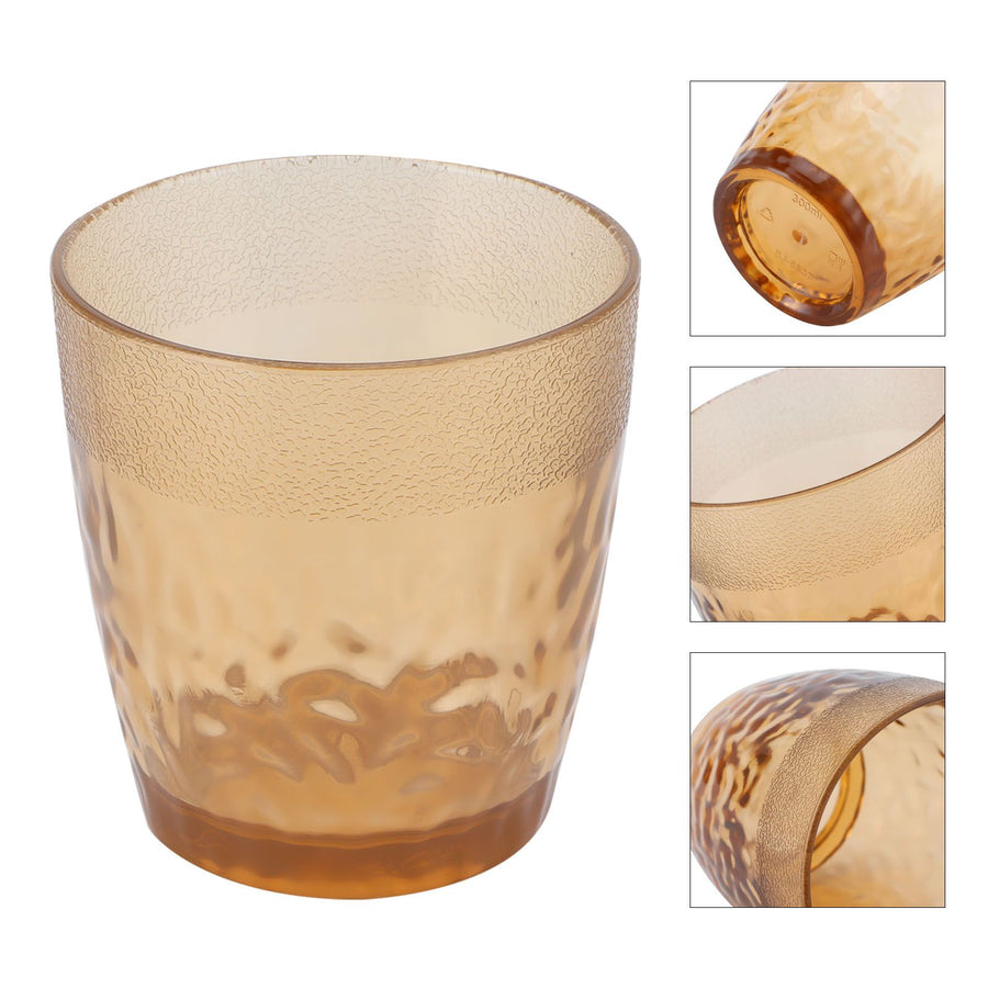 200ml Drinking Glass Flower Tea Cup Small Beer Mug Acrylic Cup for Home PartyCopper