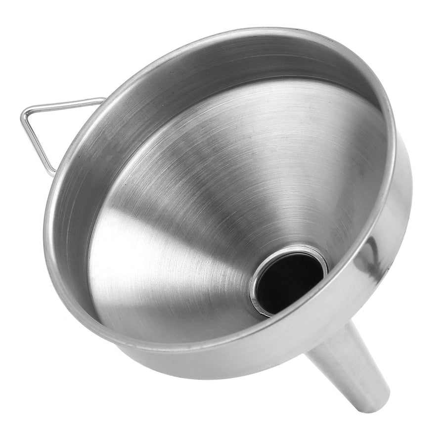 Stainless Steel Funnel Thickened Kitchen Funnel for Transferring of Liquid Dry Ingredient11cm