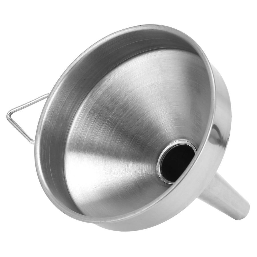 Stainless Steel Funnel Thickened Kitchen Funnel for Transferring of Liquid Dry Ingredient11cm