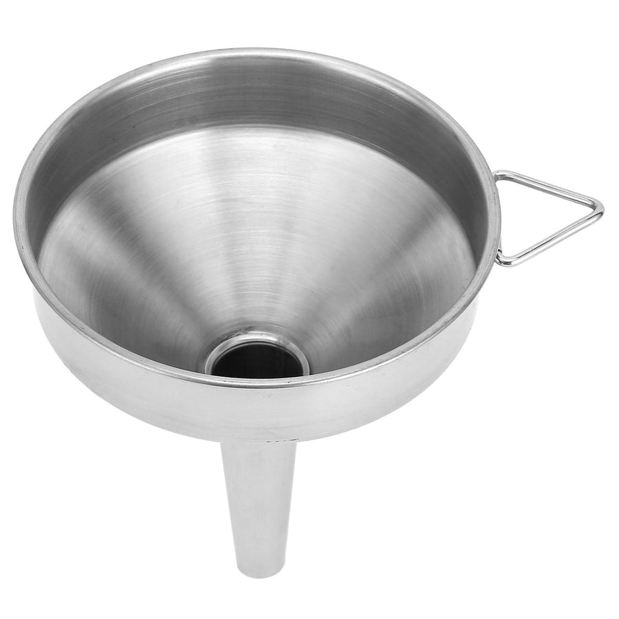 Stainless Steel Funnel Thickened Kitchen Funnel for Transferring of Liquid Dry Ingredient11cm