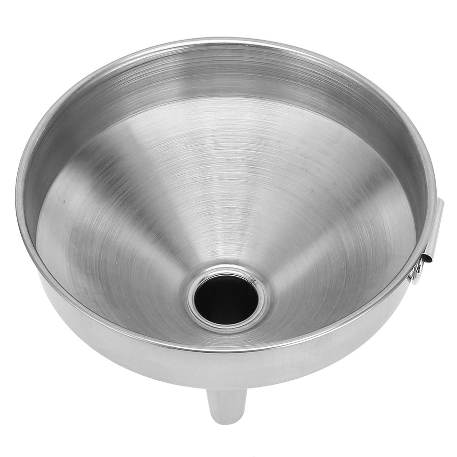 Stainless Steel Funnel Thickened Kitchen Funnel for Transferring of Liquid Dry Ingredient13cm