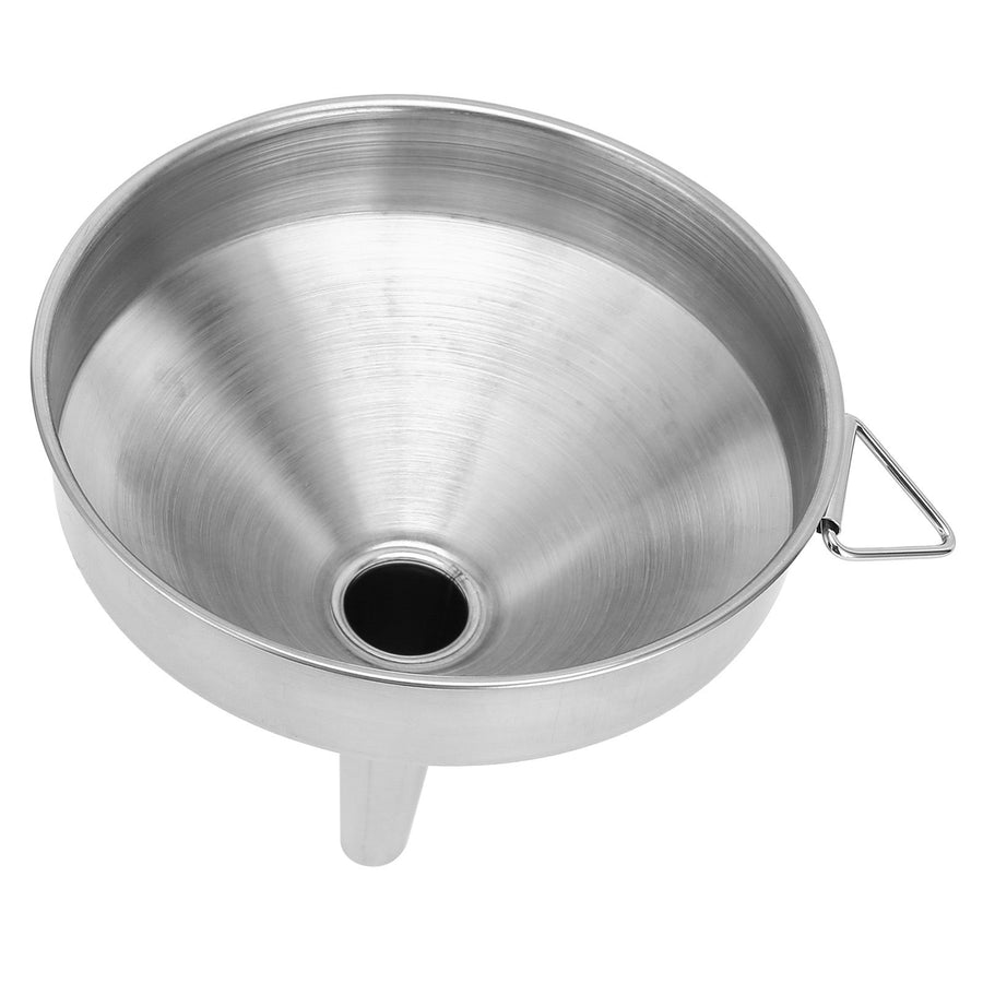 Stainless Steel Funnel Thickened Kitchen Funnel for Transferring of Liquid Dry Ingredient13cm