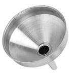 Stainless Steel Funnel Thickened Kitchen Funnel for Transferring of Liquid Dry Ingredient13cm