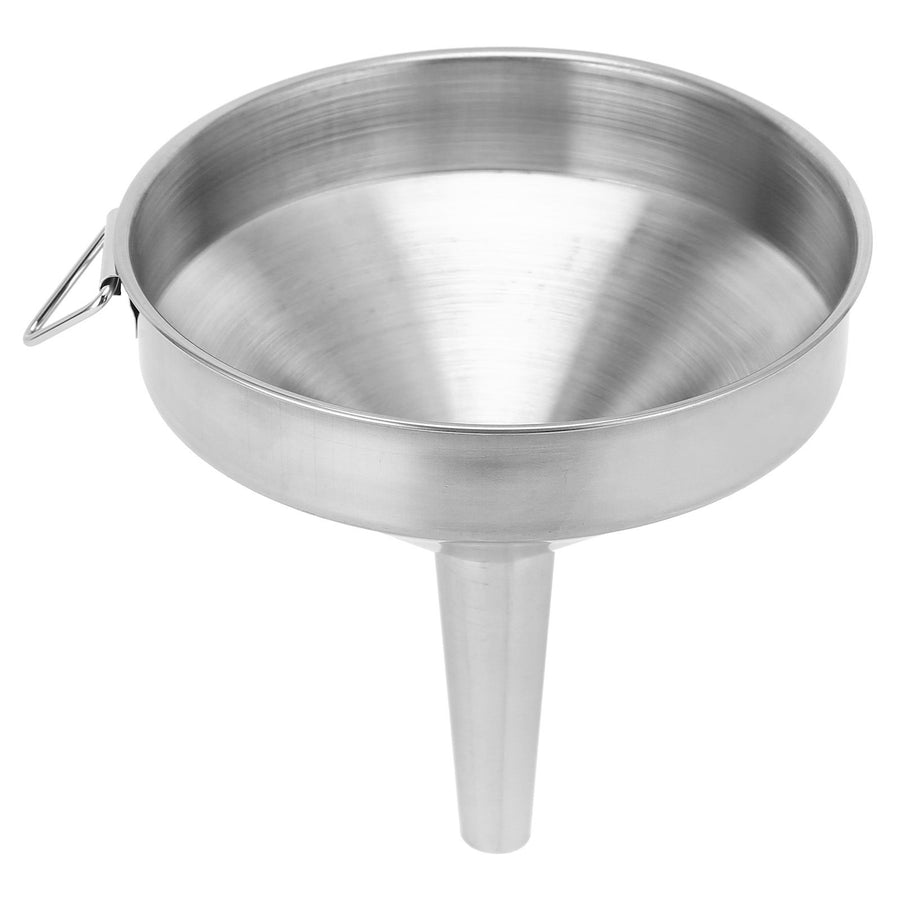 Stainless Steel Funnel Thickened Kitchen Funnel for Transferring of Liquid Dry Ingredient13cm