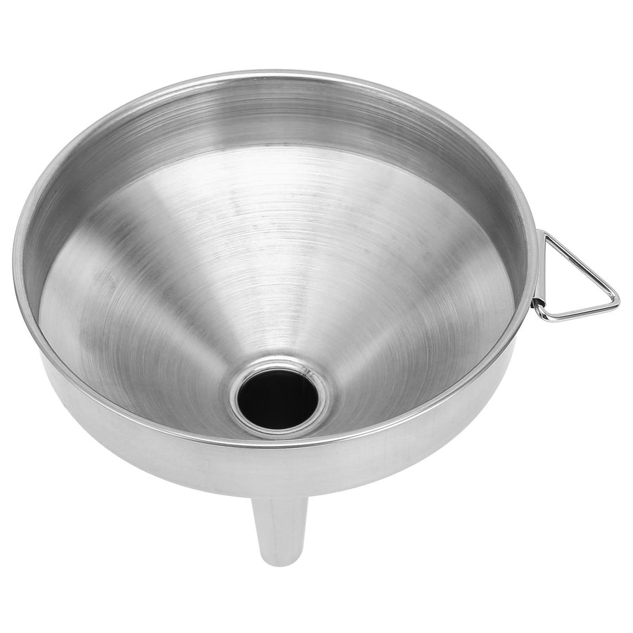 Stainless Steel Funnel Thickened Kitchen Funnel for Transferring of Liquid Dry Ingredient13cm