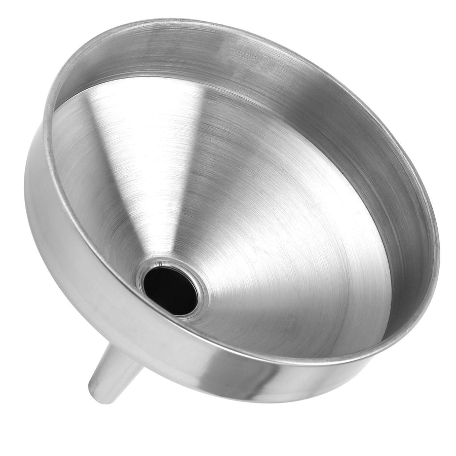 Stainless Steel Funnel Thickened Kitchen Funnel for Transferring of Liquid Dry Ingredient15cm