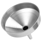 Stainless Steel Funnel Thickened Kitchen Funnel for Transferring of Liquid Dry Ingredient15cm