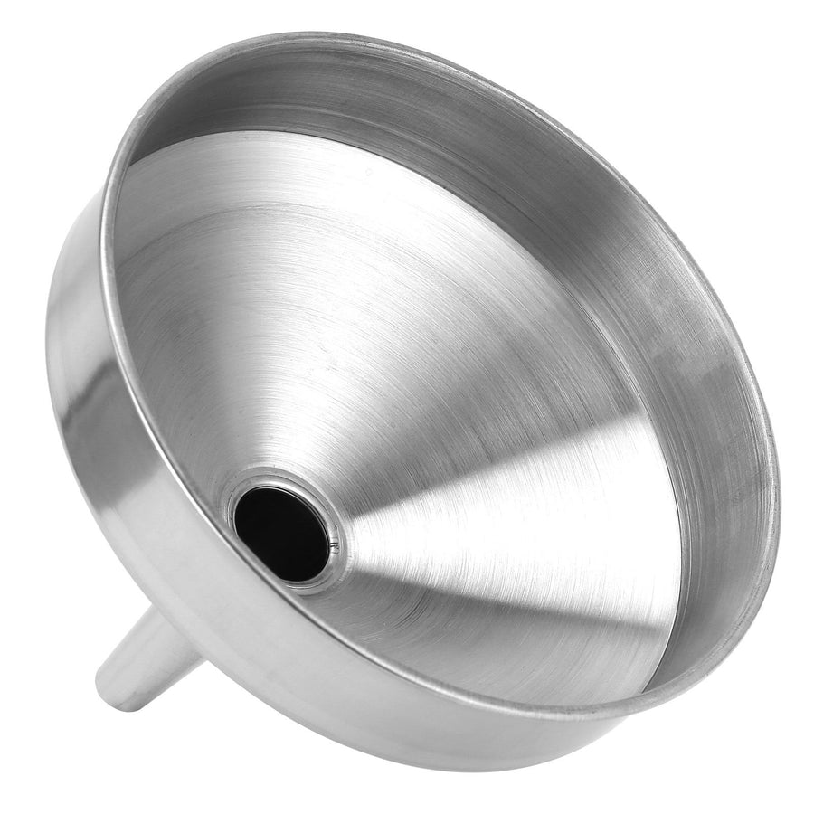 Stainless Steel Funnel Thickened Kitchen Funnel for Transferring of Liquid Dry Ingredient15cm