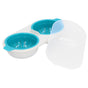 Microwave Egg Poacher Food Grade Double Cup Egg Boiler Cookware Kitchen Cooking Tools