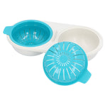 Microwave Egg Poacher Food Grade Double Cup Egg Boiler Cookware Kitchen Cooking Tools