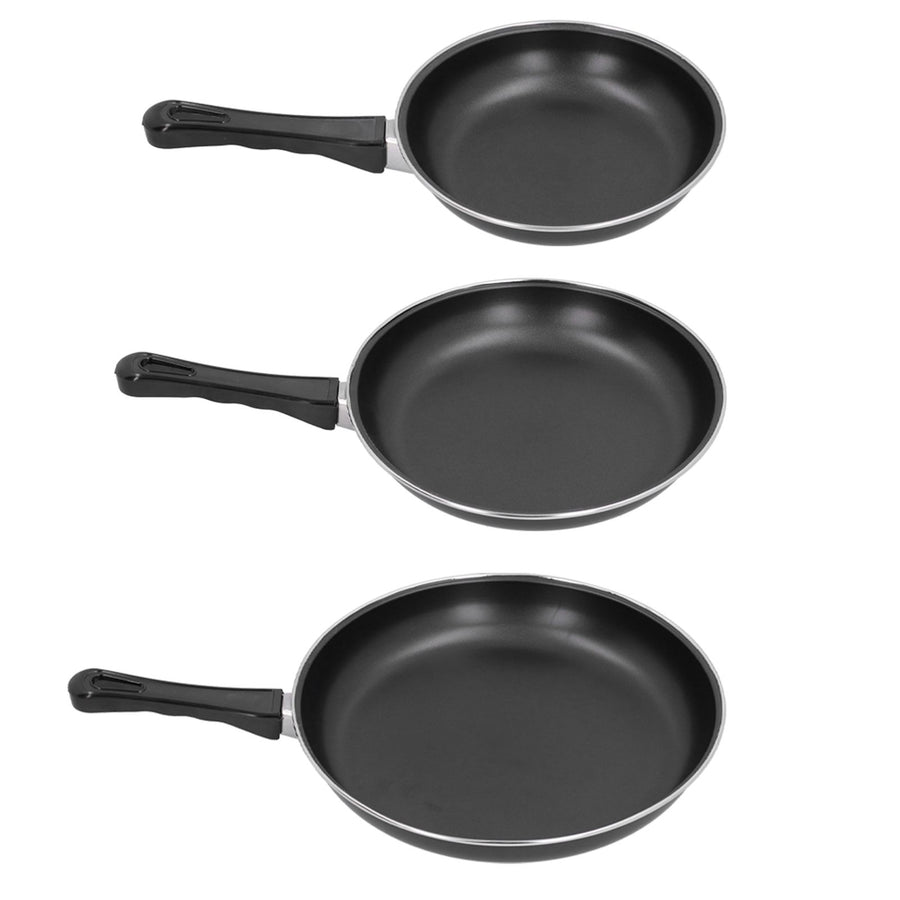 3Pcs Frying Pan Set Household Mini NonStick Pan Kitchenware for Induction Cooker Gas Stove