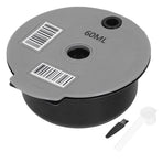 Reusable Coffee Capsule Cup Coffee Filter with Spoon Brush Home Office Cafe Accessories60ML