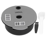 Reusable Coffee Capsule Cup Coffee Filter with Spoon Brush Home Office Cafe Accessories180ML
